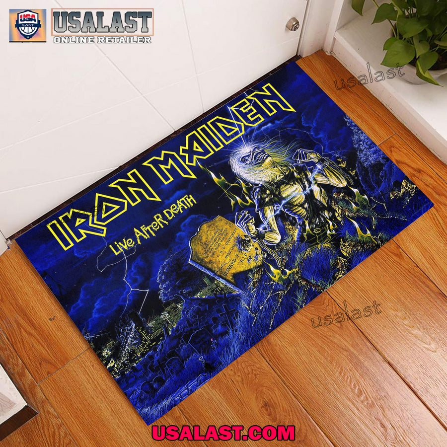 Iron Maiden Live After Death Doormat