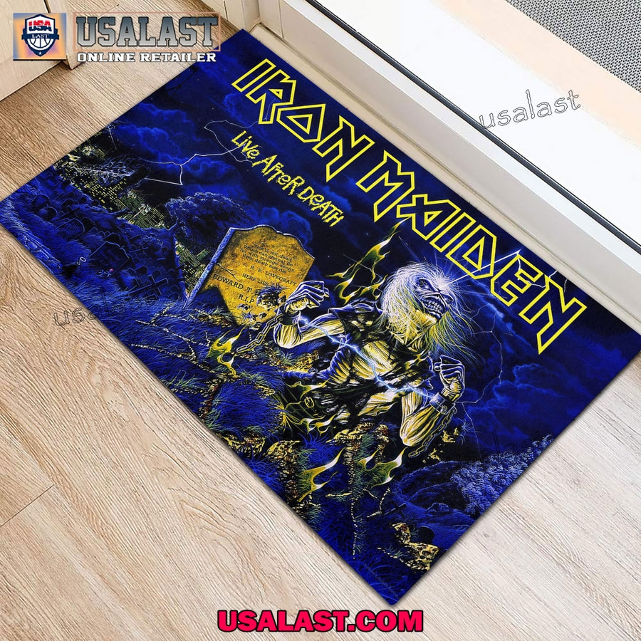 Iron Maiden Live After Death Doormat