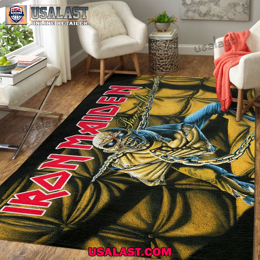 Iron Maiden Piece of Mind Rectangle Rug