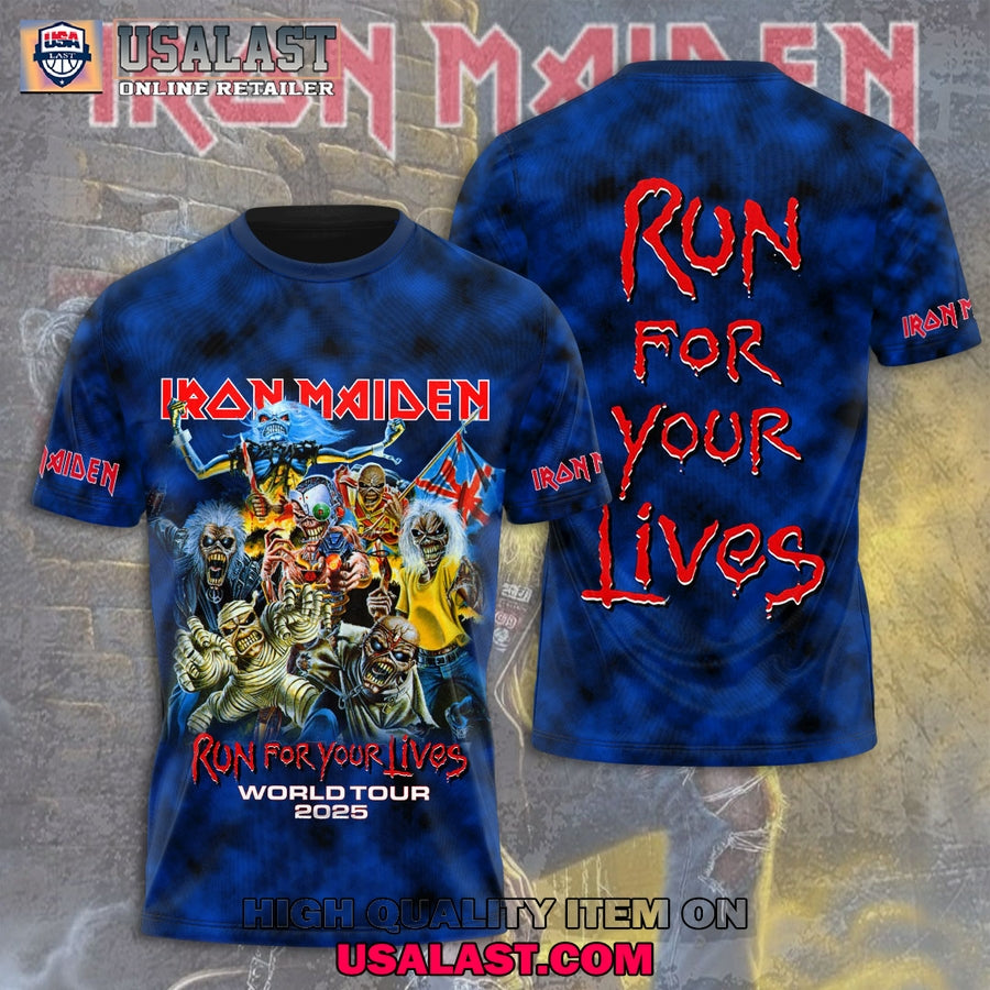 Iron Maiden Run For Your Lives Tour 2025 Hoodie, Shirt