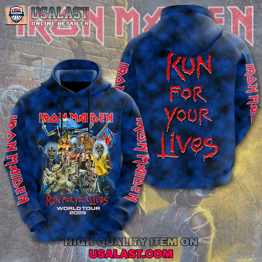 Iron Maiden Run For Your Lives Tour 2025 Hoodie, Shirt