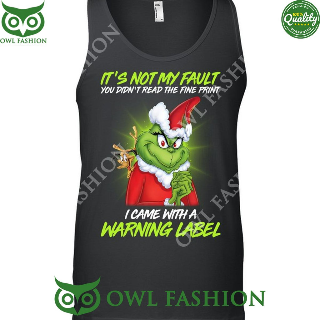 It not my fault- Grinch-Unisex 2D T-shirt