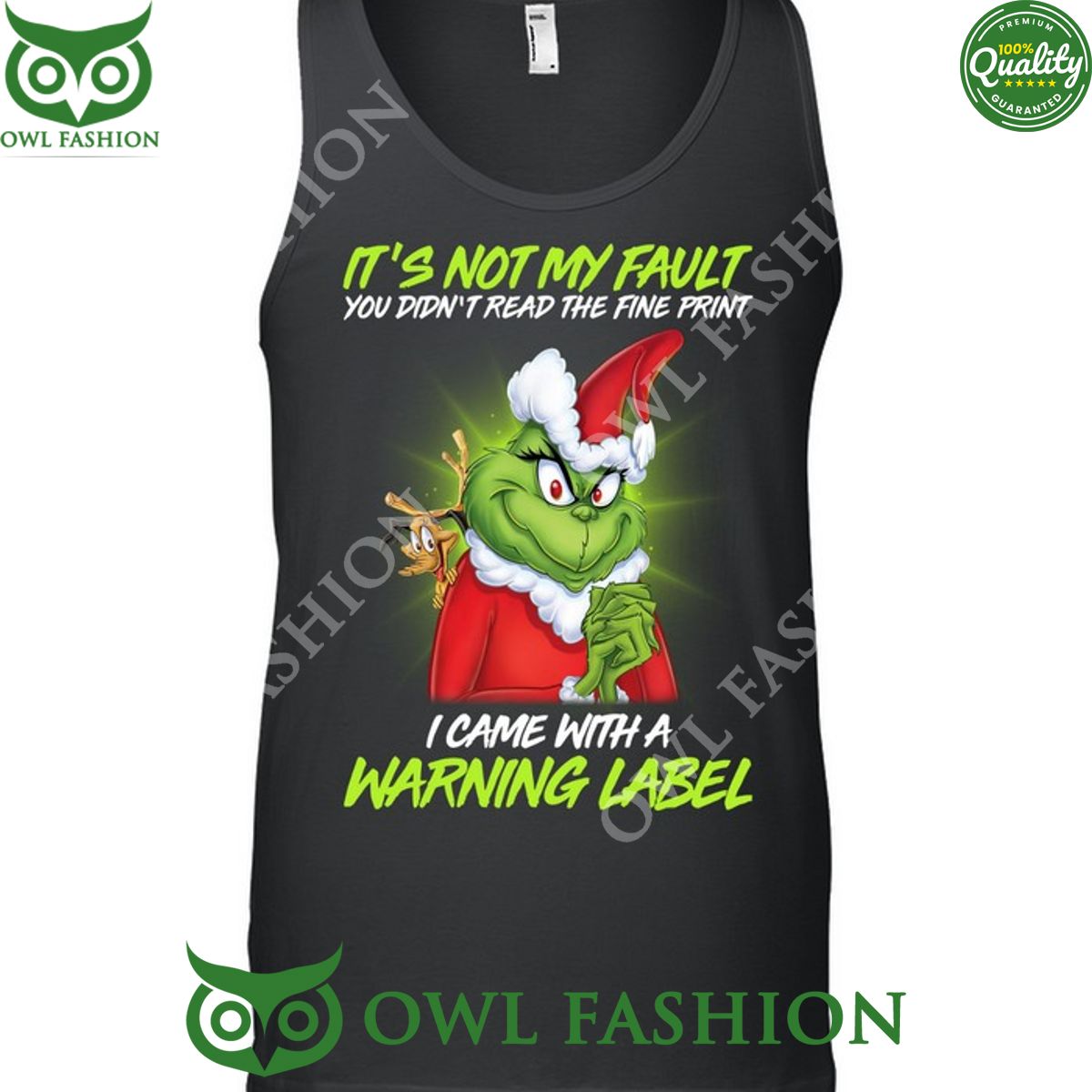 It not my fault- Grinch-Unisex 2D T-shirt