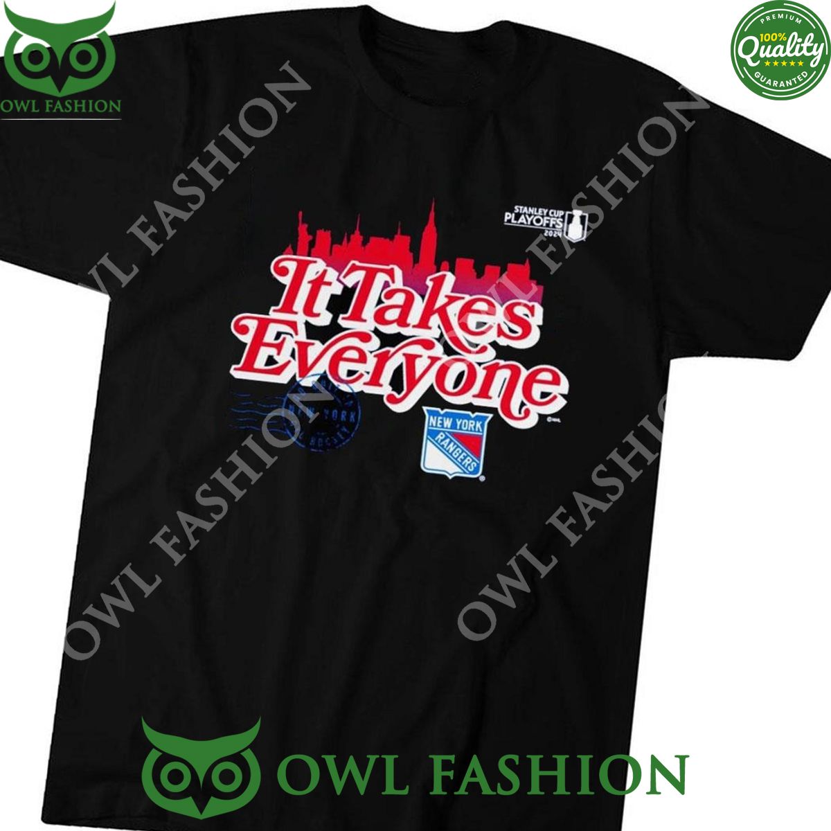 It Takes Everyone New York Rangers 2024 Stanley Cup Shirt Hoodie Ladies Tee