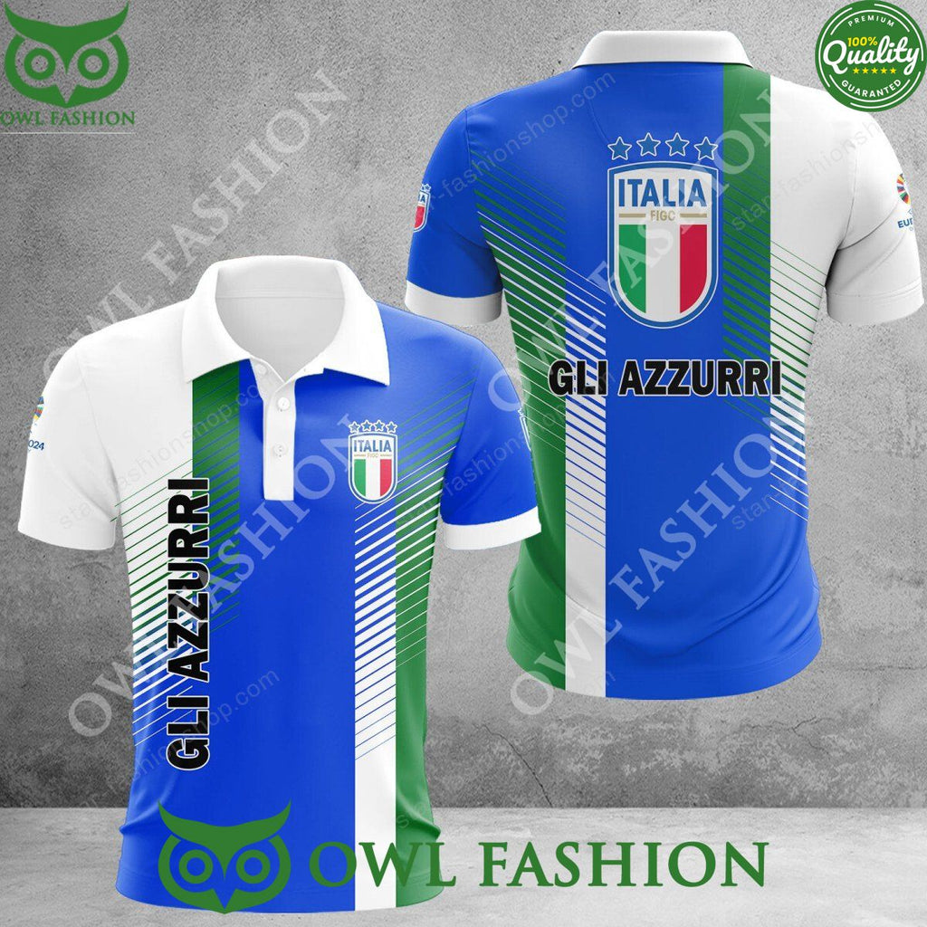Italy Euro Nazionale di calcio dell’Italia National Football Team Polo Shirt