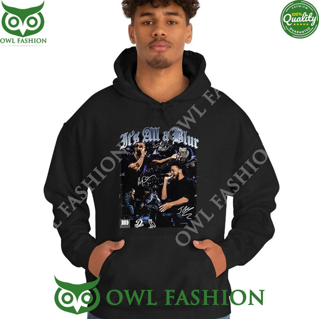 Its All A Blur Tour Shirt Big As The What 2024 Tour Drake J Cole Fan Rap Official t shirt