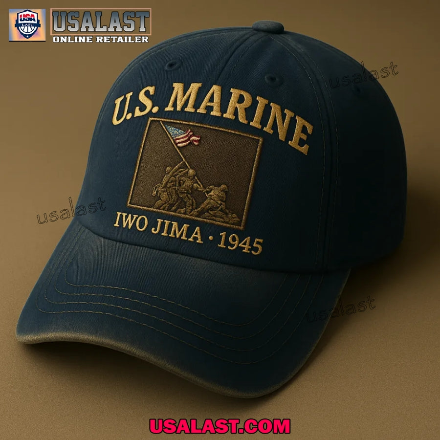 Iwo Jima 1945 U.S Marine Retro Classic Cap