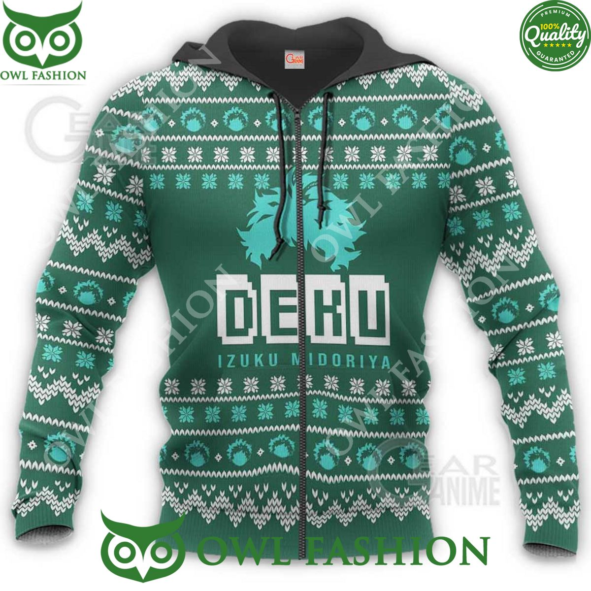 Izuku Midoriya Ugly Christmas Sweater Deku Xmas Shirt