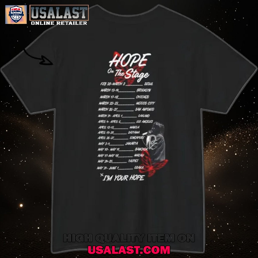 J-Hope Hope On The Stage Tour 2025 T-Shirt