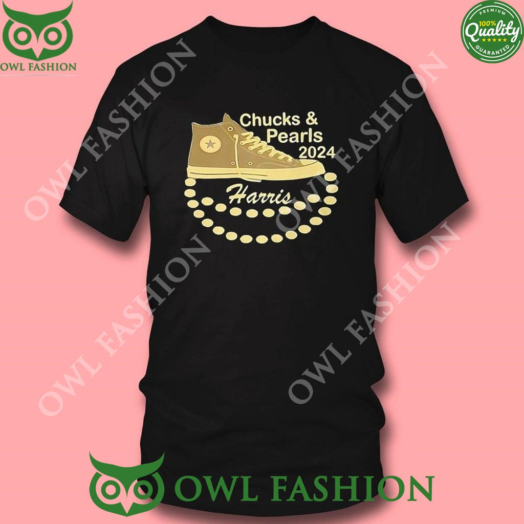 Harris Chucks And Pearls 2024 Retro Limited Shirt