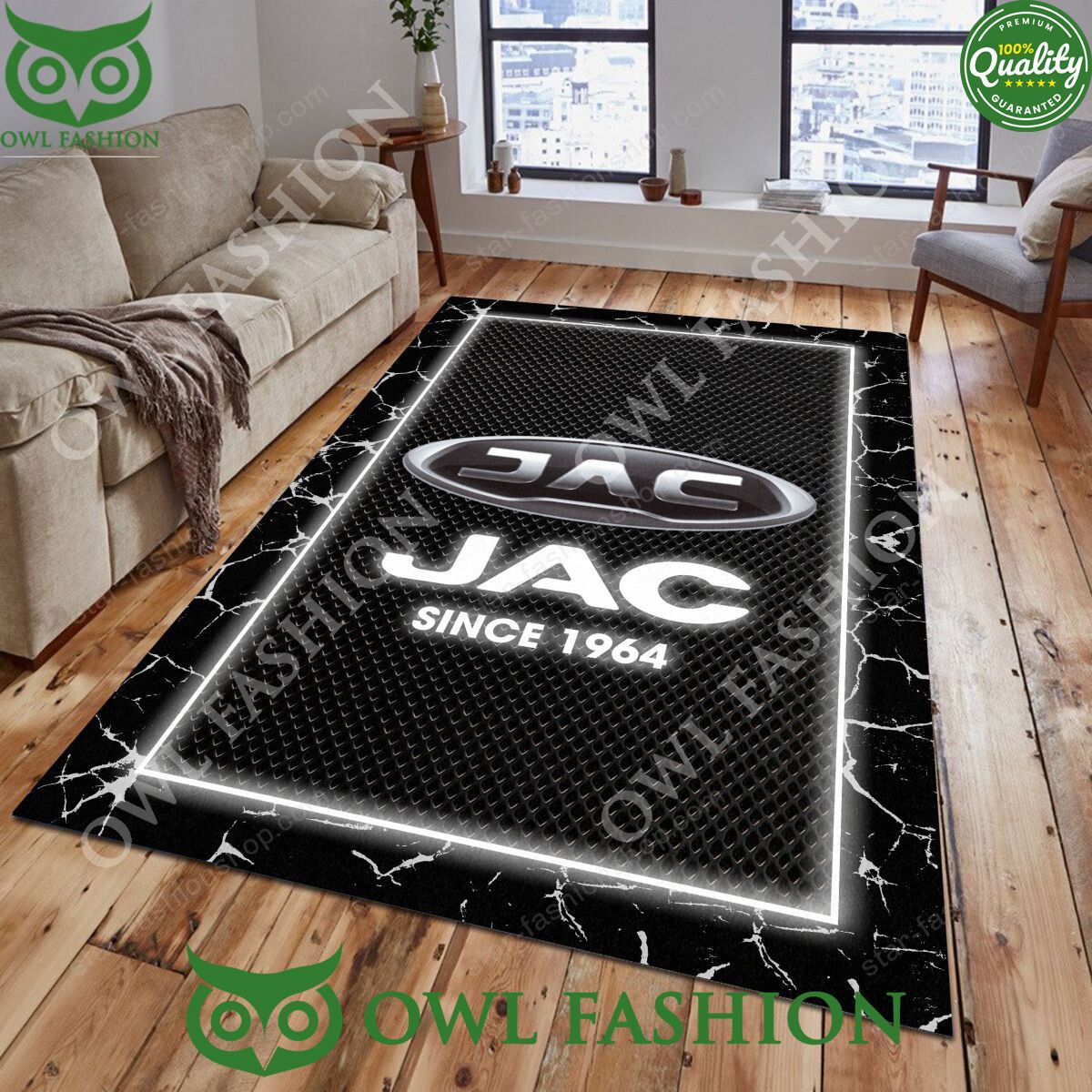 JAC Chinese automobile manufacturer Rug Carpet Decor Living Room