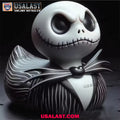 Jack Skellington Halloween Horror Duck Resin Ornament