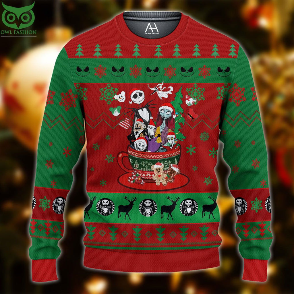 Jack Skellington Halloween Horror Ugly Sweater