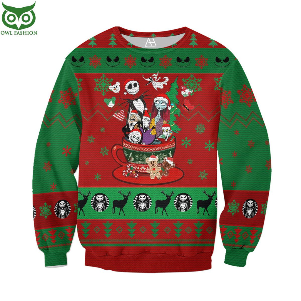 Jack Skellington Halloween Horror Ugly Sweater