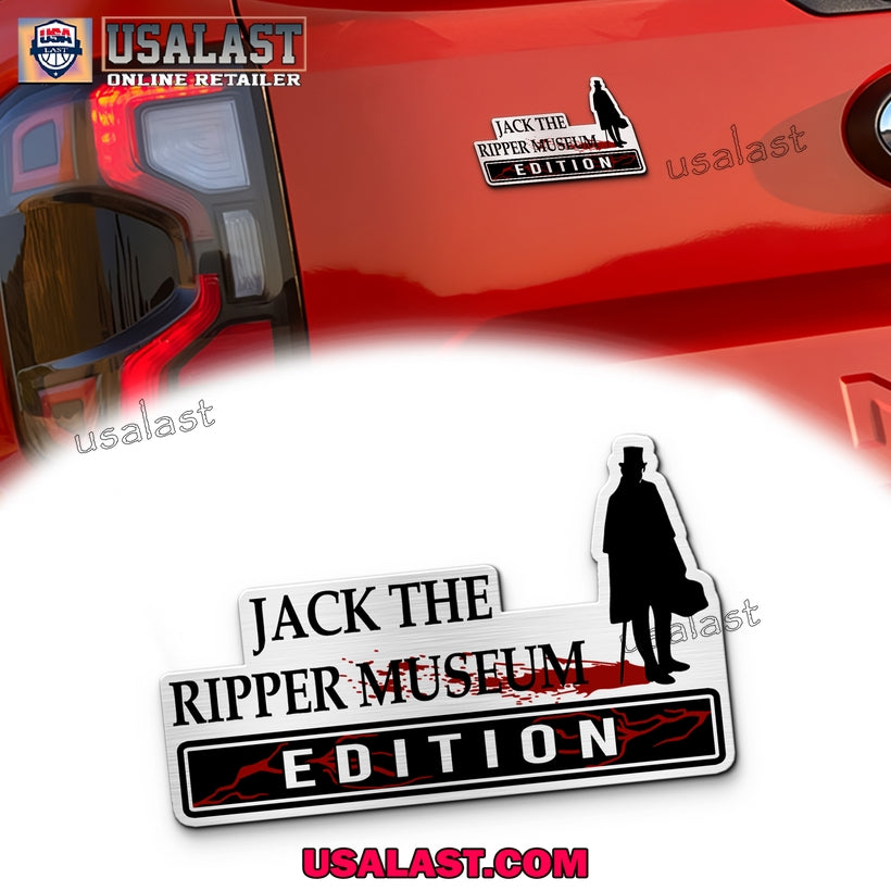 Jack The Ripper Museum Edition Halloween Car Emblem Sticker