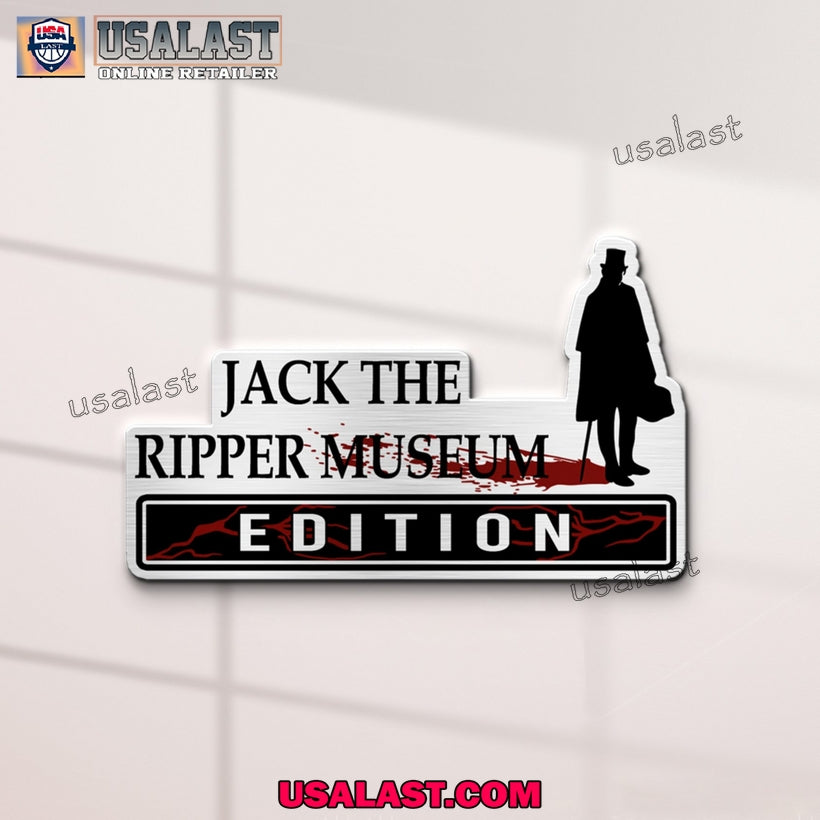 Jack The Ripper Museum Edition Halloween Car Emblem Sticker