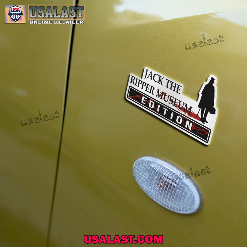 Jack The Ripper Museum Edition Halloween Car Emblem Sticker