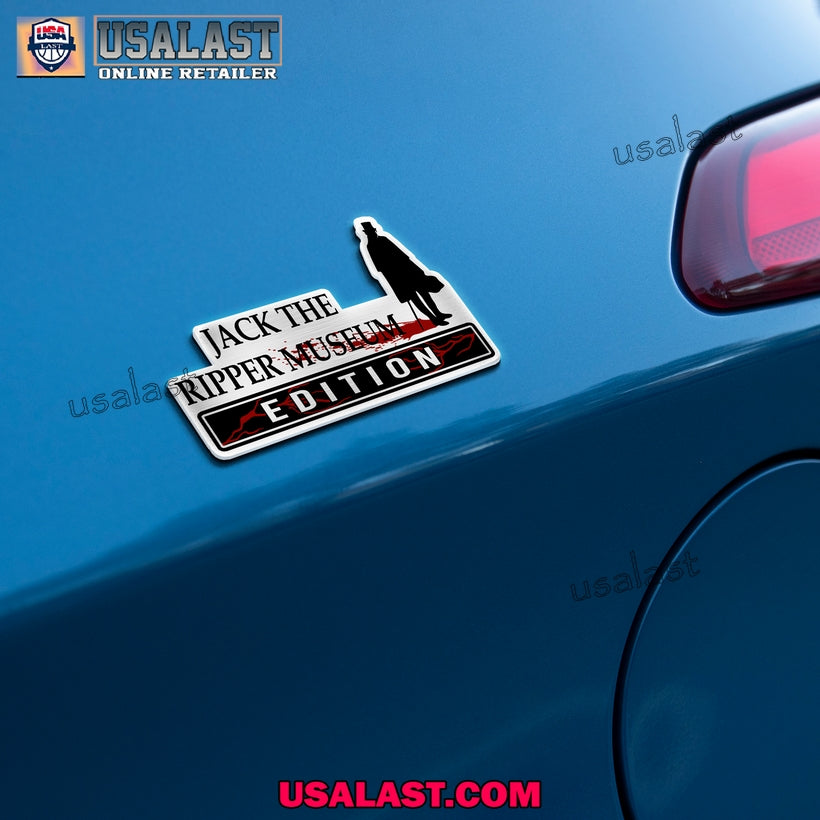 Jack The Ripper Museum Edition Halloween Car Emblem Sticker