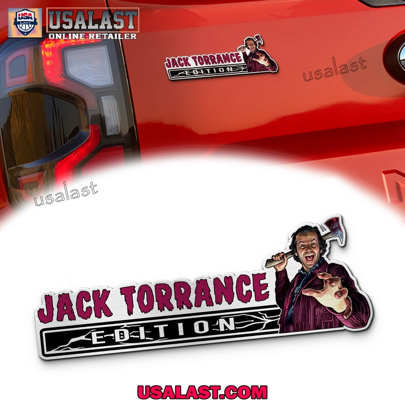 Jack Torrance Halloween Edition Car Emblem Sticker