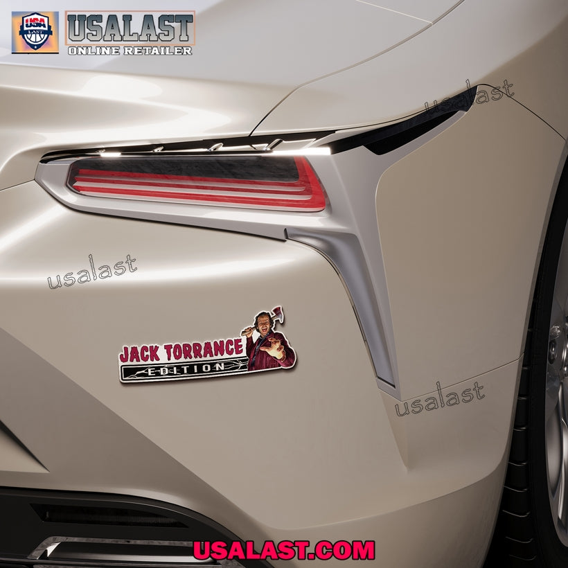 Jack Torrance Halloween Edition Car Emblem Sticker