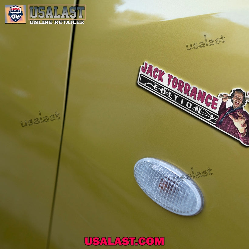 Jack Torrance Halloween Edition Car Emblem Sticker