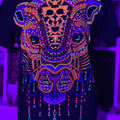 jaguar  huichol T-shirt Black Cotton Casual Hoodie, Sweatshirt | RetroVerseTees.com