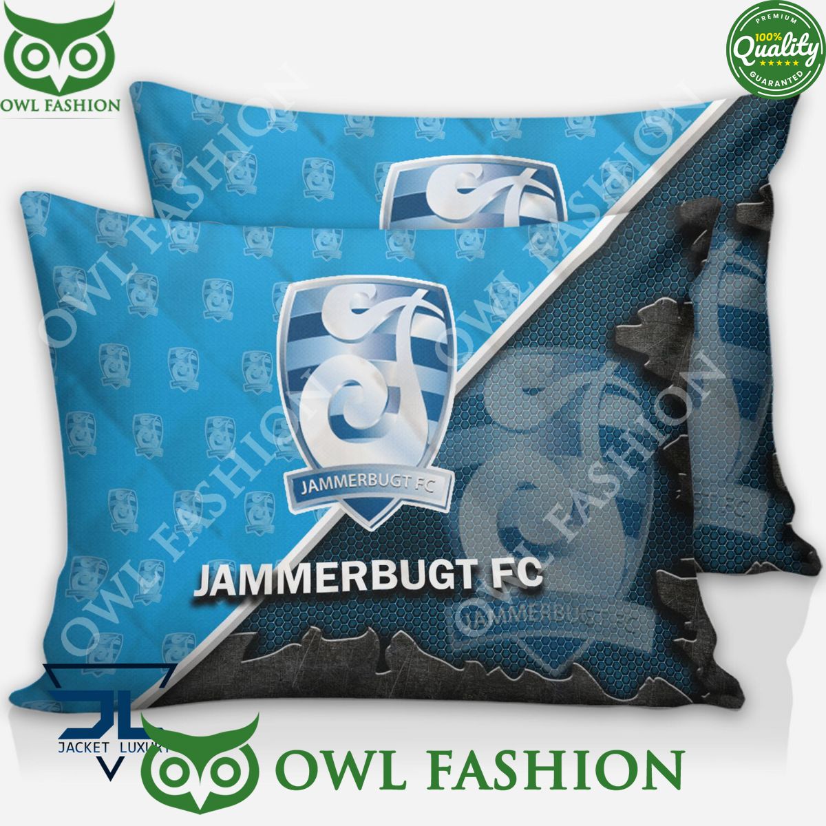 Jammerbugt FC Superliga Quilt Broken Bedding Set
