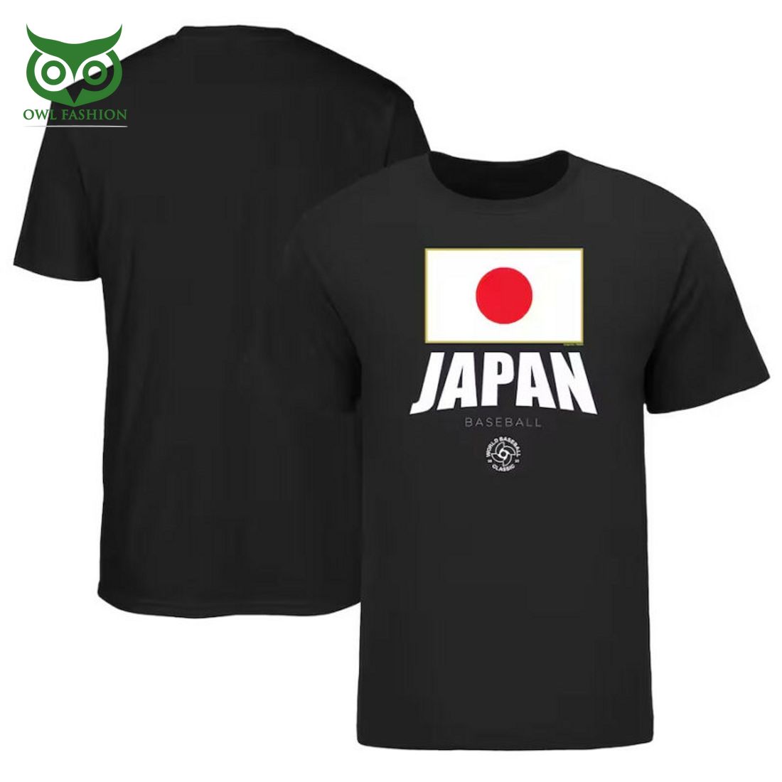 Japan Baseball LEGENDS 2023 World Baseball Classic Black T-shirt