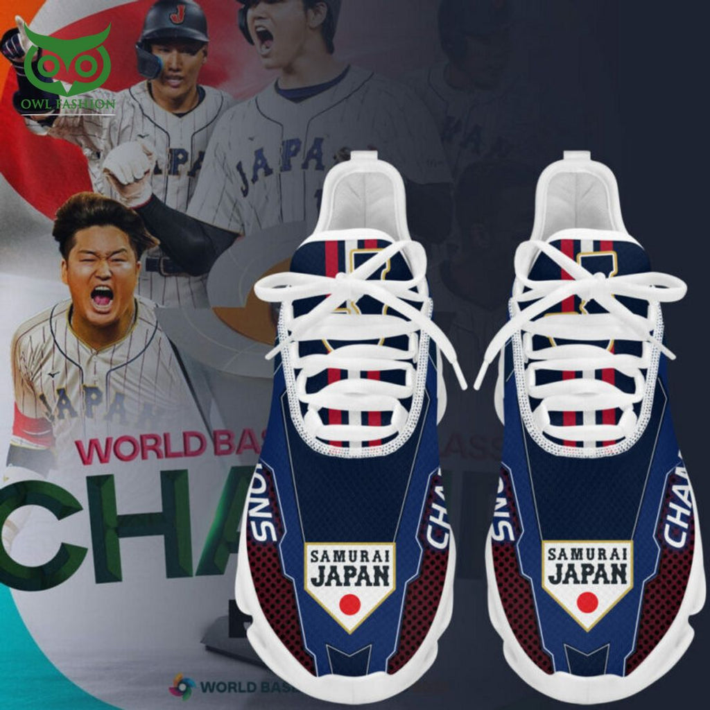 Japan Baseball Running Shoes 2023 World Baseball Classic Blue Champions
