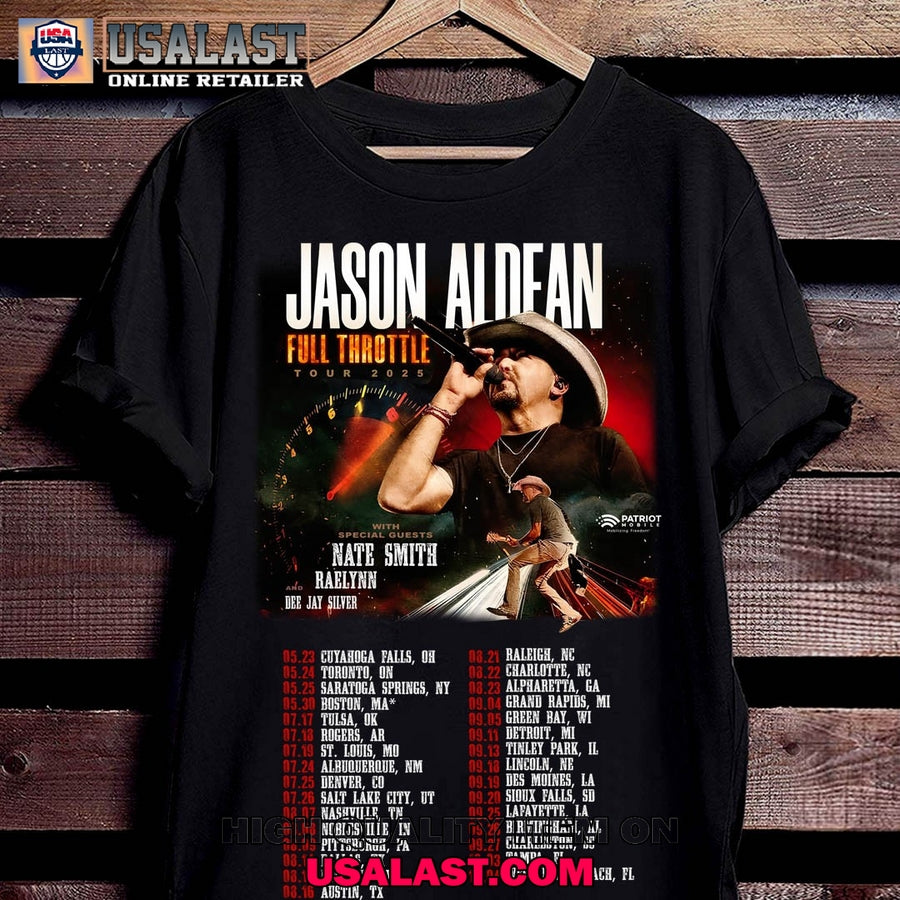 Jason Aldean Full Throttle Tour 2025 Unisex T-Shirt