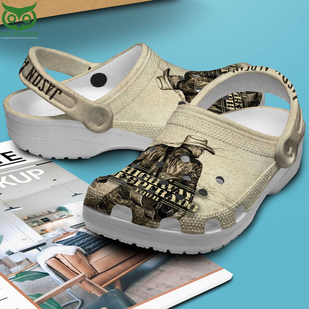 Jason Aldean Highway Desperado Tour Premium Clogs