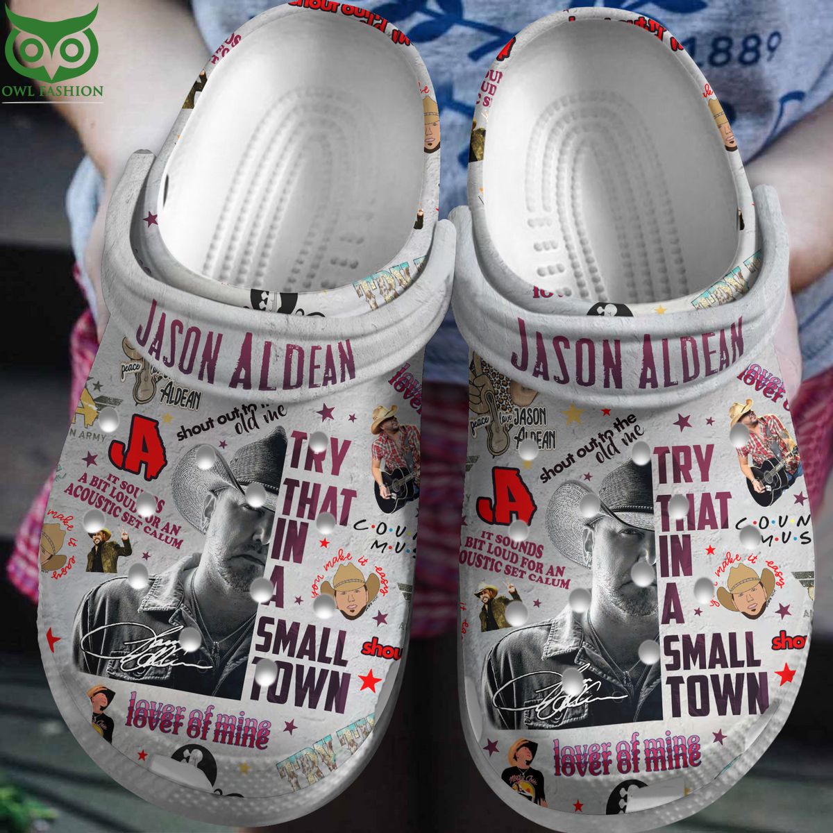 Jason Aldean Lover Of Mine Premium Clogs