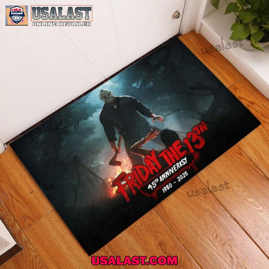 Jason Voorhees 45th Anniversary Doormat