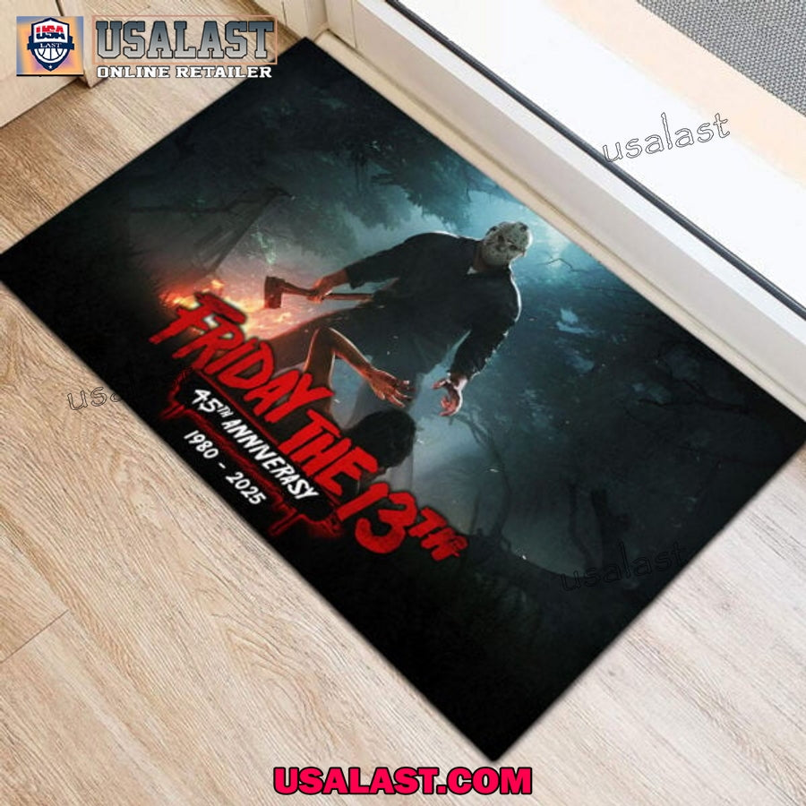 Jason Voorhees 45th Anniversary Doormat