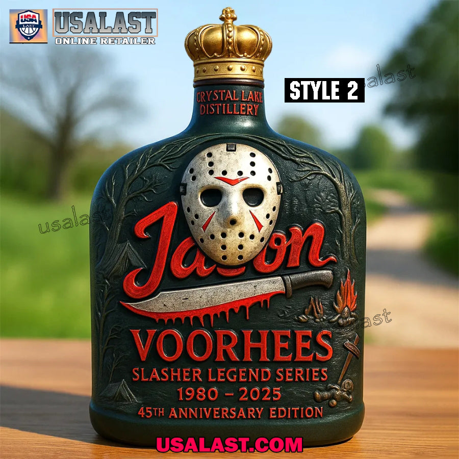Jason Voorhees Halloween 2025 Whisky Bottle