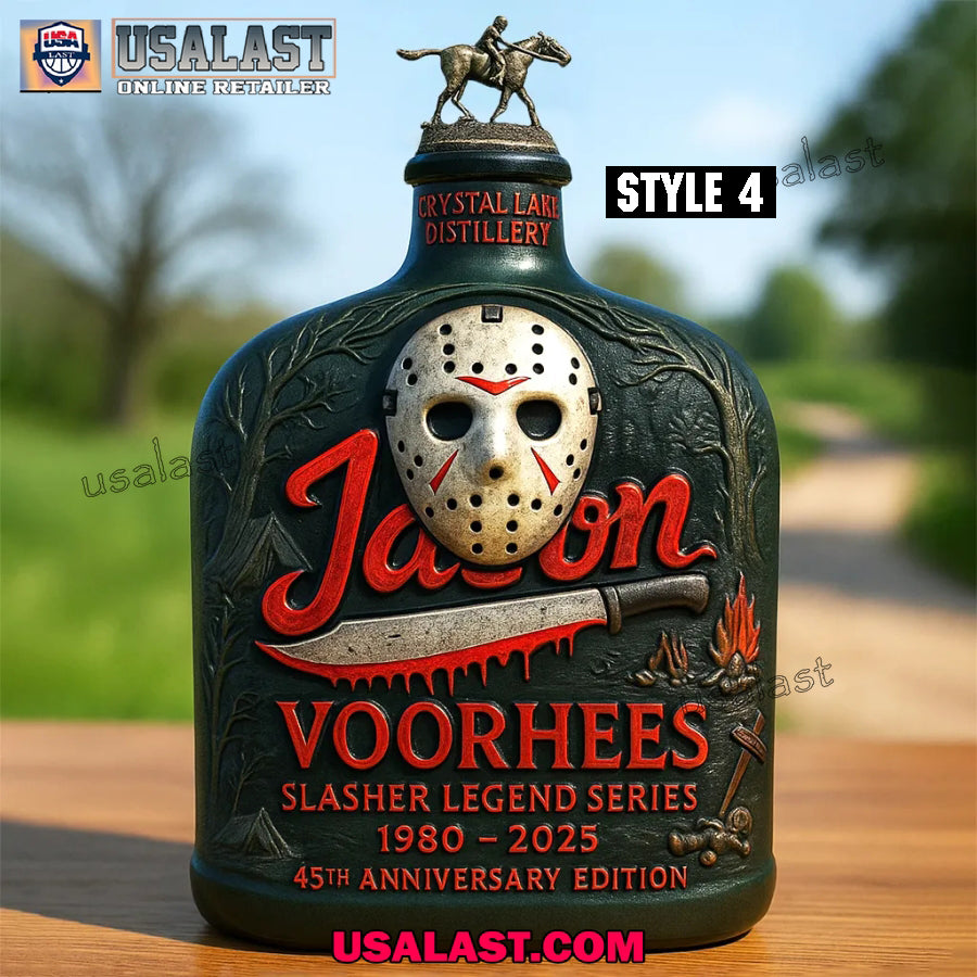 Jason Voorhees Halloween 2025 Whisky Bottle