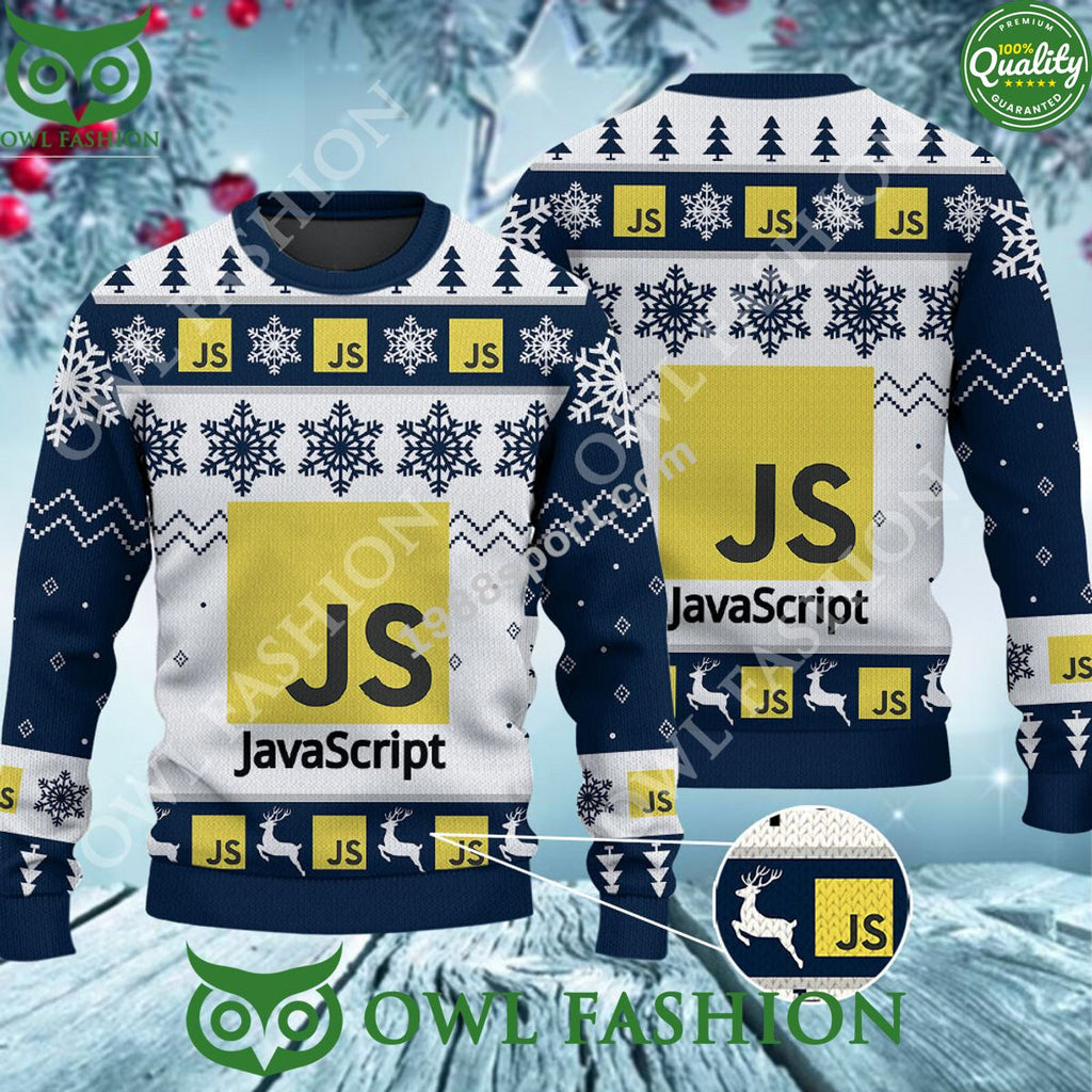 JavaScript programming language IT Ugly Sweater Jumper