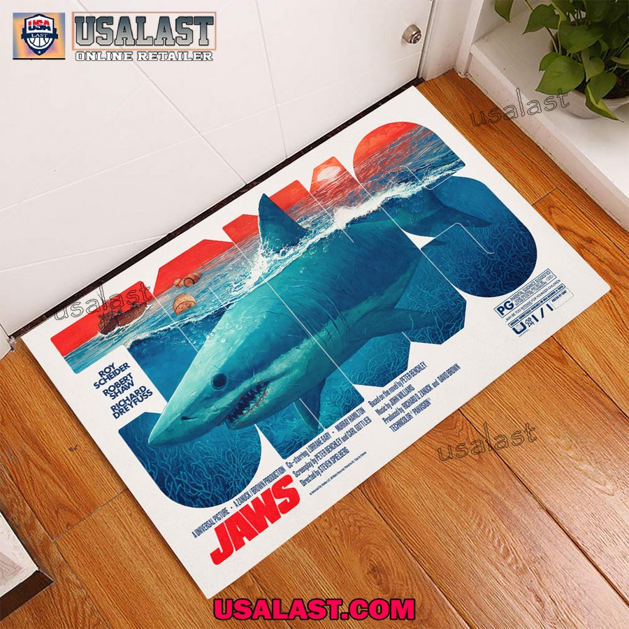 Jaws Movie 45th Anniversary Foldable Doormat