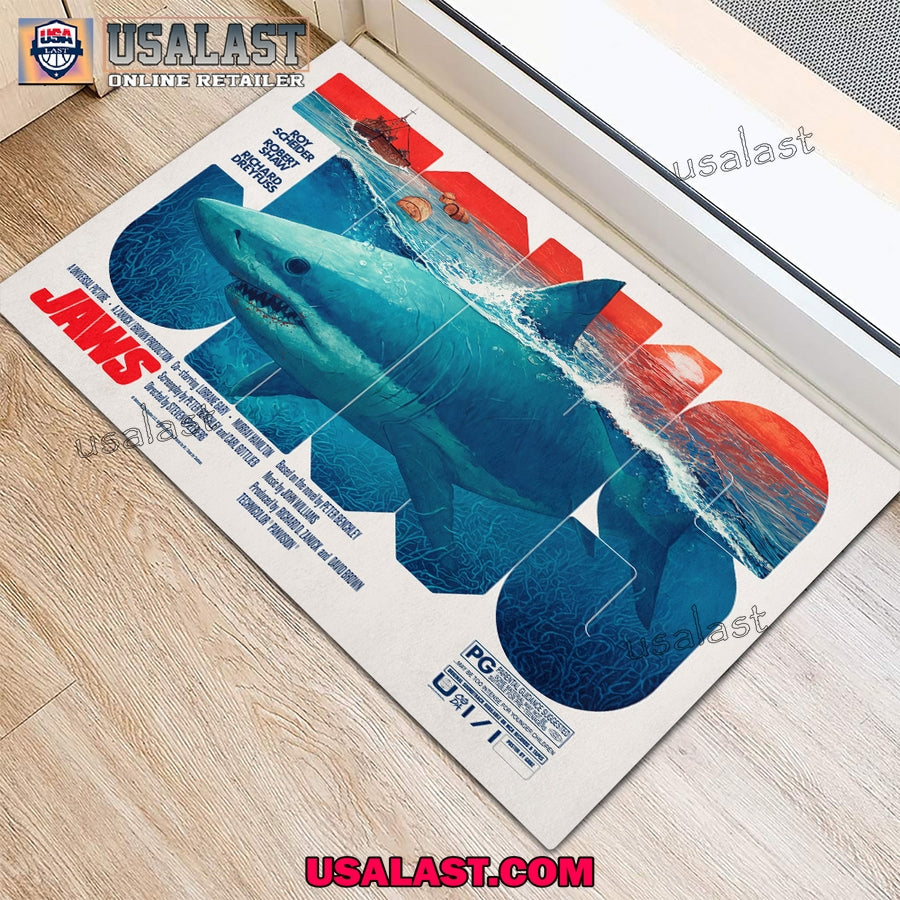 Jaws Movie 45th Anniversary Foldable Doormat