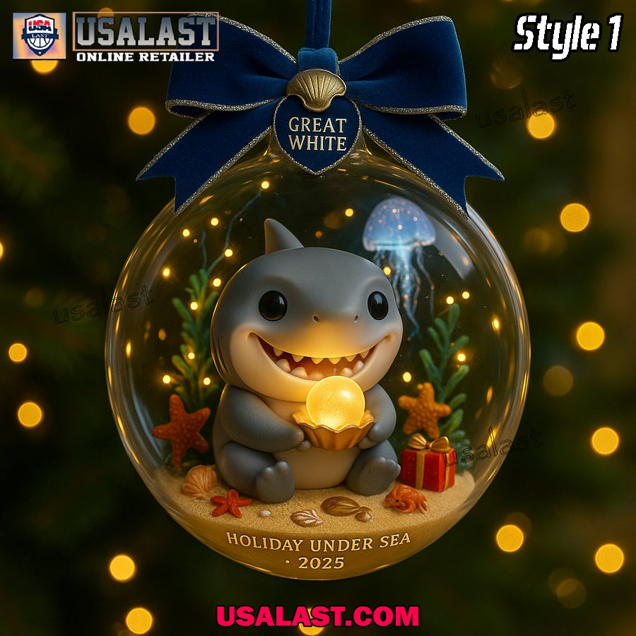 Jaws Movie Christmas Ornament 2025