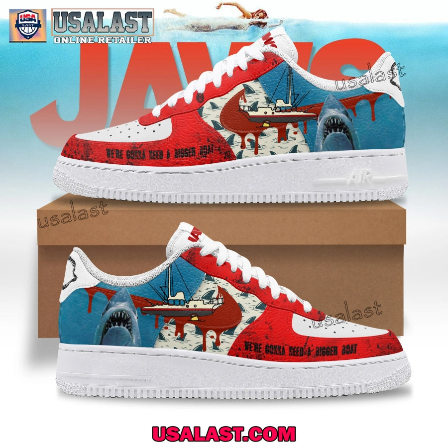 Jaws Movie Horror Air Force Shoes