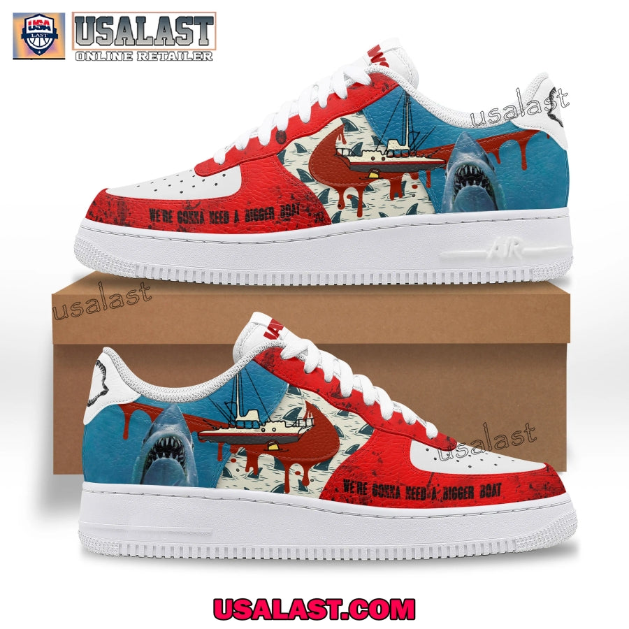 Jaws Movie Horror Air Force Shoes