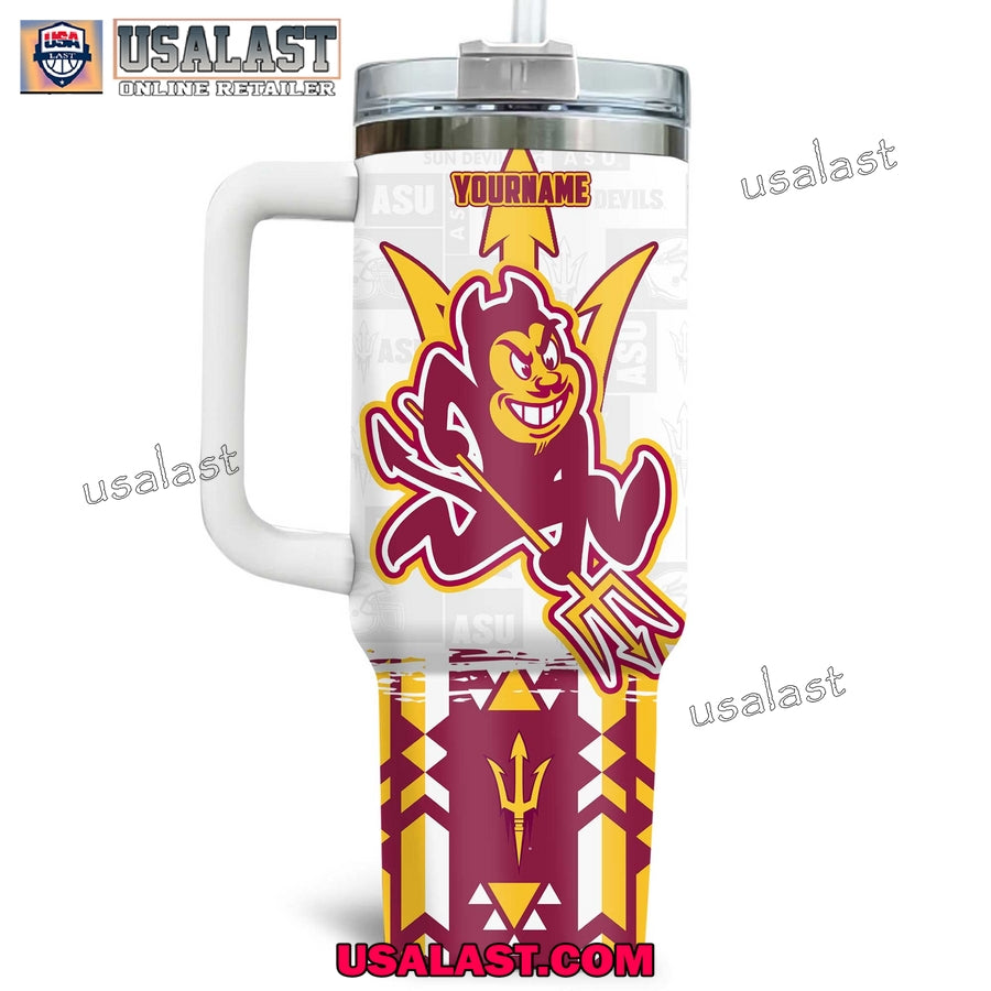 Arizona State Sun Devils Custom Name 40oz Tumbler Cup