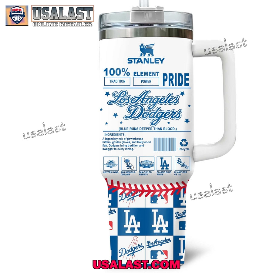 Los Angeles Dodgers Blue Runs Deeper Than Blood Tumbler Cup