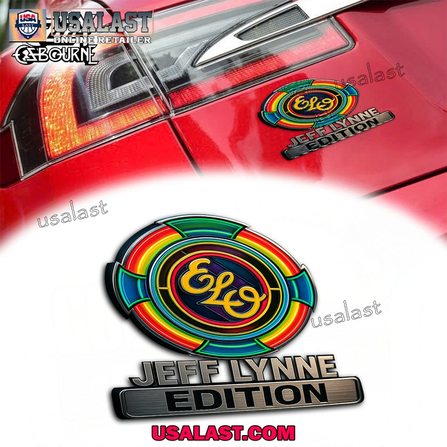Jeff Lynne Edition Custom 3D Car Badge Sticker