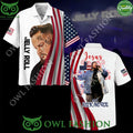 Jelly Rol Rock and Roll Jesus Love USA hawaiian shirt