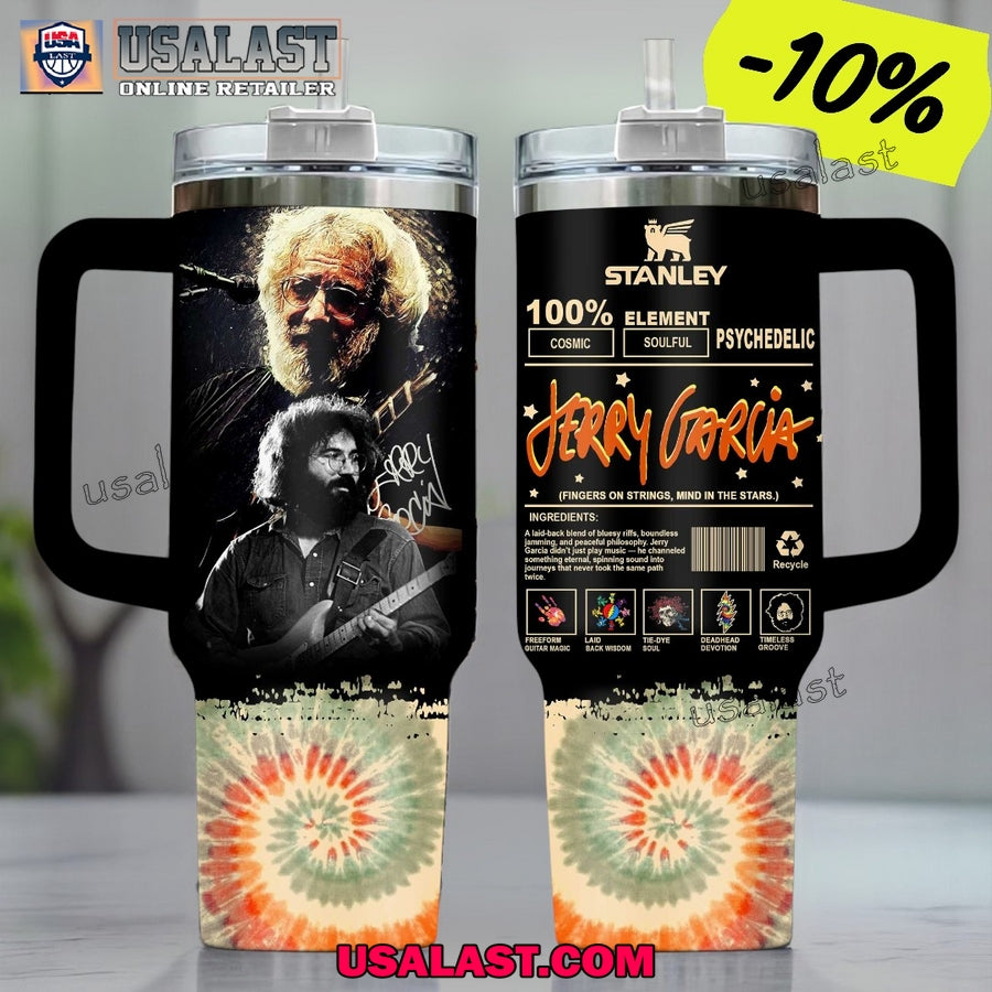 Jerry Garcia Inspired Stanley 40oz Tumbler