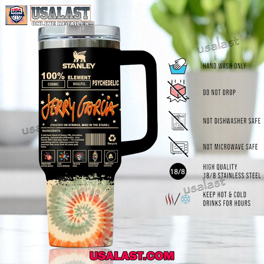 Jerry Garcia Inspired Stanley 40oz Tumbler