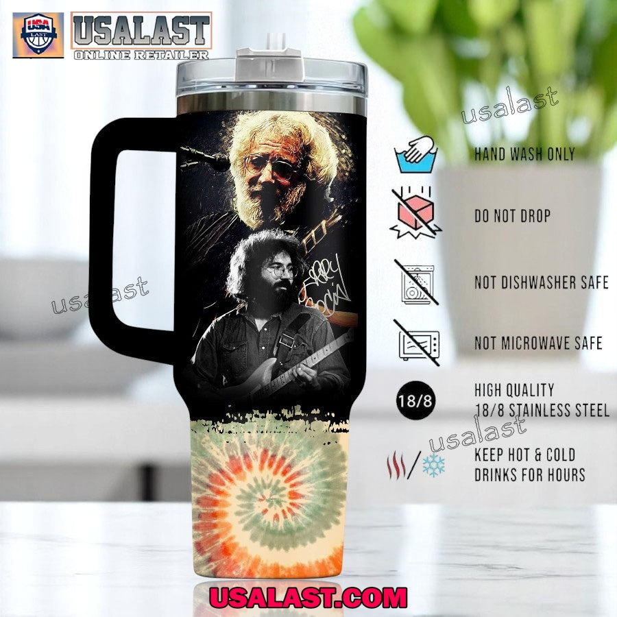 Jerry Garcia Inspired Stanley 40oz Tumbler