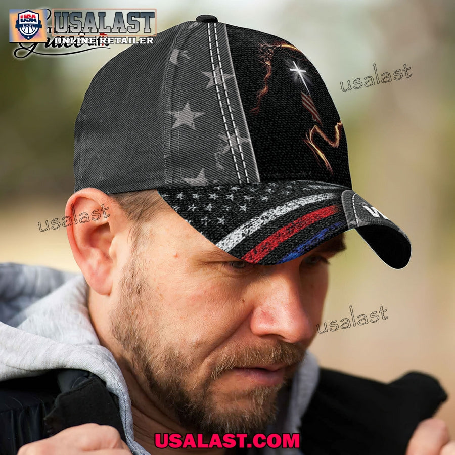 Jesus Patriotic Christian American Flag Custom Classic Cap